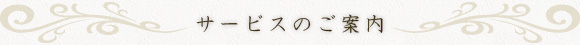 サービスのご案内